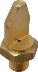 Bete Fog Nozzle - 1/4" Pipe, 15° Spray Angle, Brass, High Impact - Narrow Fan Nozzle - Male Connection, 1.58 Gal per min at 100 psi, 0.078" Orifice Diam - Americas Industrial Supply