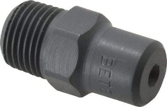 Bete Fog Nozzle - 1/8" Pipe, 60° Spray Angle, PVC, Full Cone Nozzle - Male Connection, 0.38 Gal per min at 100 psi, 0.043" Orifice Diam - Americas Industrial Supply
