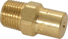 Bete Fog Nozzle - 1/8" Pipe, 60° Spray Angle, Brass, Full Cone Nozzle - Male Connection, 1.15 Gal per min at 100 psi, 0.072" Orifice Diam - Americas Industrial Supply