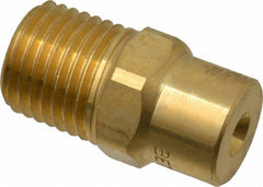 Bete Fog Nozzle - 1/4" Pipe, 60° Spray Angle, Brass, Full Cone Nozzle - Male Connection, 2.31 Gal per min at 100 psi, 0.109" Orifice Diam - Americas Industrial Supply
