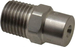 Bete Fog Nozzle - 1/4" Pipe, 60° Spray Angle, Grade 303 Stainless Steel, Full Cone Nozzle - Male Connection, 2.31 Gal per min at 100 psi, 0.109" Orifice Diam - Americas Industrial Supply