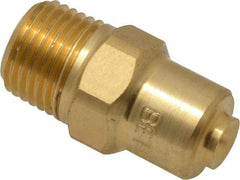 Bete Fog Nozzle - 1/8" Pipe, 120° Spray Angle, Brass, Full Cone Nozzle - Male Connection, 0.38 Gal per min at 100 psi, 0.043" Orifice Diam - Americas Industrial Supply