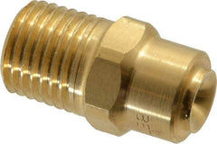 Bete Fog Nozzle - 1/4" Pipe, 120° Spray Angle, Brass, Full Cone Nozzle - Male Connection, 2.31 Gal per min at 100 psi, 0.109" Orifice Diam - Americas Industrial Supply