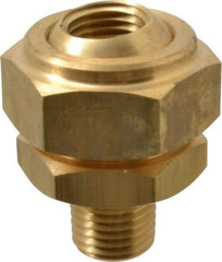 Bete Fog Nozzle - 1/4" Pipe, 40 to 70° Spray Angle, Brass, Adjustable Swivel Joint Nozzle - For Use With Bete - Nozzles Where Alignment of The Spray Direction is Required - Americas Industrial Supply
