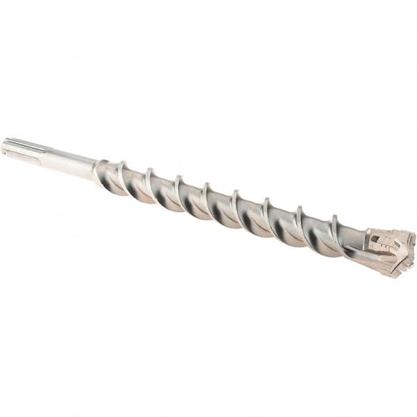 Milwaukee Tool - 1-1/8" Diam, SDS-Max Shank, Carbide-Tipped Rotary & Hammer Drill Bit - Americas Industrial Supply
