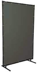 Steiner - 8 Ft. Wide x 6 Ft. High x 3/4 Inch Thick, Cotton Duck Portable Welding Screen Kit - Olive - Americas Industrial Supply