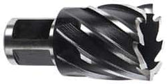 Annular Cutter: 1-7/8″ Dia, 1″ Depth of Cut, High Speed Steel 3/4″ Shank Dia, Weldon Flat Shank, 2 Flats, Bright/Uncoated