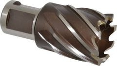 Milwaukee Tool - 1-1/8" Diam x 1" Deep High Speed Steel Annular Cutter - Americas Industrial Supply