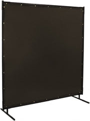 Steiner - 8 Ft. Wide x 6 Ft. High x 3/4 Inch Thick, 14 mil Thick Transparent Vinyl Portable Welding Screen Kit - Gray - Americas Industrial Supply