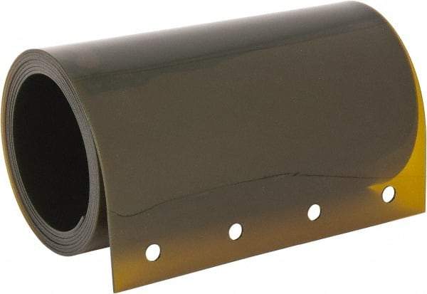Steiner - 4 Ft. Wide x 7 Ft. High x 0.08 Inch Thick, Vinyl Welding Welding Curtain Kit - Amber with Universal Mounting Hardware - Americas Industrial Supply
