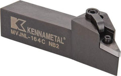 Kennametal - MVJN, Left Hand Cut, 3° Lead Angle, 1" Shank Height x 1" Shank Width, Negative Rake Indexable Turning Toolholder - 5" OAL, VN..43. Insert Compatibility, Series Kenloc - Americas Industrial Supply