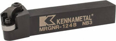Kennametal - MRGN, Right Hand Cut, 15° Lead Angle, 3/4" Shank Height x 3/4" Shank Width, Negative Rake Indexable Turning Toolholder - 4-1/2" OAL, RN..43 Insert Compatibility, Series Kenloc - Americas Industrial Supply