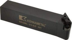 Kennametal - MRGN, Left Hand Cut, 15° Lead Angle, 1-1/4" Shank Height x 1-1/4" Shank Width, Negative Rake Indexable Turning Toolholder - 6" OAL, RN..43 Insert Compatibility, Series Kenloc - Americas Industrial Supply