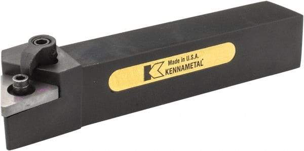 Kennametal - MTJN, Right Hand Cut, 3° Lead Angle, 1" Shank Height x 1" Shank Width, Negative Rake Indexable Turning Toolholder - 6" OAL, TN..54. Insert Compatibility, Series Kenloc - Americas Industrial Supply