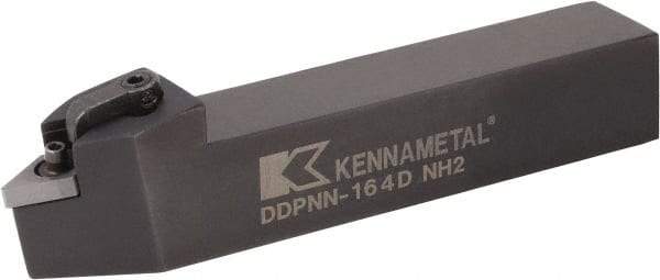 Kennametal - MDPN, Neutral Cut, 0° Lead Angle, 1-1/4" Shank Height x 1-1/4" Shank Width, Negative Rake Indexable Turning Toolholder - 6" OAL, DN..54. Insert Compatibility, Series Kenloc - Americas Industrial Supply