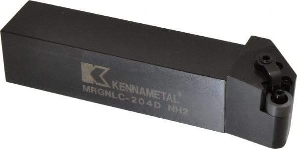 Kennametal - MRGN, Left Hand Cut, 15° Lead Angle, 1-1/4" Shank Height x 1-1/4" Shank Width, Negative Rake Indexable Turning Toolholder - 6" OAL, RN..43 Insert Compatibility, Series Kenloc - Americas Industrial Supply