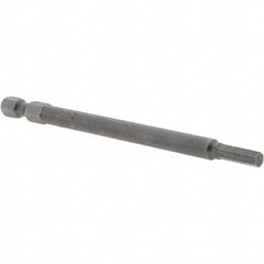 Apex - 4mm Hex Bit - 1/4" Hex Drive, 4" OAL - Americas Industrial Supply