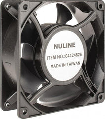 Value Collection - 115 Volts, AC, 105 CFM, Square Tube Axial Fan - 0.25 Amp Rating, 2,600 to 3,100 RPM, 4.7" High x 4.7" Wide x 1-1/2" Deep - Americas Industrial Supply
