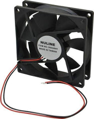 Value Collection - 24 Volts, DC, 50.5 CFM, Square Tube Axial Fan - 0.14 Amp Rating, 2,200 to 2,500 RPM, 3.62" High x 3.62" Wide x 1" Deep - Americas Industrial Supply