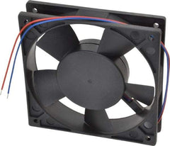 Value Collection - 12 Volts, DC, 88.3 CFM, Square Tube Axial Fan - 0.33 Amp Rating, 2,700 to 3,000 RPM, 4.72" High x 4.72" Wide x 1" Deep - Americas Industrial Supply