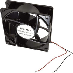 Value Collection - 12 Volts, DC, 145 CFM, Square Tube Axial Fan - 1.1 Amp Rating, 2,600 to 2,900 RPM, 4.7" High x 4.7" Wide x 1-1/2" Deep - Americas Industrial Supply