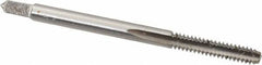 Interstate - #6-32 UNC, 3 Flute, Bottoming, Plug & Taper, Bright Finish, High Speed Steel Tap Set - Americas Industrial Supply