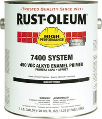 Rust-Oleum - 5 Gal Red Alkyd Primer - 290 to 585 Sq Ft Coverage, 450 gL Content, Direct to Metal, Interior/Exterior - Americas Industrial Supply