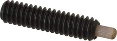 Gibraltar - 1/4-20, 1" Thread Length, 3/16" Plunger Projection, Steel Threaded Spring Plunger - 0.116 - 0.118" Max Plunger Diam, 1" Plunger Length, 3 Lb Init End Force, 13 Lb Final End Force - Americas Industrial Supply