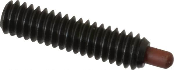 Gibraltar - 1/4-20, 1" Thread Length, 3/16" Plunger Projection, Steel Threaded Spring Plunger - 0.116 - 0.118" Max Plunger Diam, 1" Plunger Length, 1 Lb Init End Force, 4 Lb Final End Force - Americas Industrial Supply