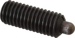 Gibraltar - 1/2-13, 1-1/4" Thread Length, 1/4" Plunger Projection, Steel Threaded Spring Plunger - 0.246 - 1/4" Max Plunger Diam, 1-1/4" Plunger Length, 2.7 Lb Init End Force, 9.3 Lb Final End Force - Americas Industrial Supply