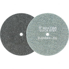 WALTER Surface Technologies - 6" Diam, Aluminum Oxide Hook & Loop Disc - Fine Grade, Coated, Series 07-R, Quick-Step Blendex - Americas Industrial Supply