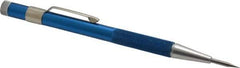 Made in USA - 5-1/2" OAL Nonretractable Pocket Scriber - Aluminum with Hardened Steel Point - Americas Industrial Supply