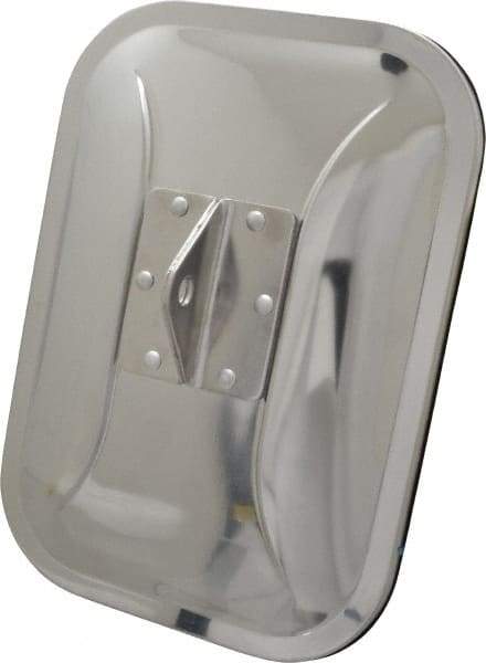Value Collection - 10-1/2" Long to 7-1/2" Wide Automotive Low Mount Universal Replacement Mirror Head - Stainless Steel - Americas Industrial Supply