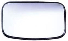 Value Collection - 8" Long to 4" Wide Automotive Clamp-On Convex Mirror - Stainless Steel - Americas Industrial Supply