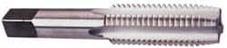 OSG - 1-8 UNC 2B 4 Flute Bright Finish High Speed Steel Straight Flute Standard Hand Tap - Plug, Right Hand Thread, 5-1/8" OAL, 2-1/2" Thread Length, H6 Limit, Oversize - Americas Industrial Supply