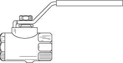 Standard Manual Ball Valve: 3/8″ Pipe FNPT x FNPT