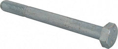 Value Collection - M12x1.75mm Metric Coarse, 120mm Length Under Head Hex Head Cap Screw - Partially Threaded, Grade 8.8 Steel, Zinc-Plated Finish, 19mm Hex - Americas Industrial Supply