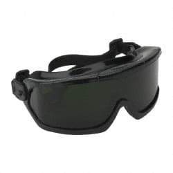 Uvex - Size Universal, Scratch Resistant Lens, Welding Goggles - Indirect Vent, Black Frame, Over the Glass Style - Americas Industrial Supply