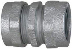 Cooper Crouse-Hinds - 3/4" Trade, Malleable Iron Compression Rigid/Intermediate (IMC) Conduit Coupling - Noninsulated - Americas Industrial Supply