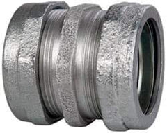 Cooper Crouse-Hinds - 1-1/2" Trade, Malleable Iron Compression Rigid/Intermediate (IMC) Conduit Coupling - Noninsulated - Americas Industrial Supply