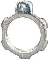 Cooper Crouse-Hinds - 1/2" Trade, Steel Threaded Rigid/Intermediate (IMC) Conduit Locknut - Noninsulated - Americas Industrial Supply