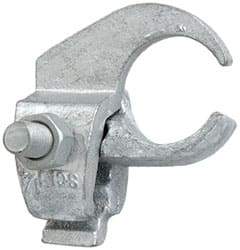 Cooper Crouse-Hinds - 1-1/4 Pipe, Iron, Electro Galvanized Conduit Clamp - Americas Industrial Supply