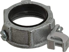 Cooper Crouse-Hinds - 1-1/4" Trade, Malleable Iron Threaded Rigid/Intermediate (IMC) Conduit Bushing - Partially Insulated - Americas Industrial Supply