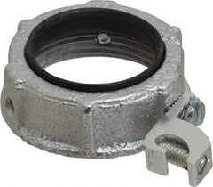 Cooper Crouse-Hinds - 1-1/2" Trade, Malleable Iron Threaded Rigid/Intermediate (IMC) Conduit Bushing - Partially Insulated - Americas Industrial Supply