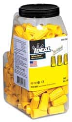 Ideal - 2, 18 to 4, 14 + 1, 18 AWG, 600 Volt, Flame Retardant, Standard Twist on Wire Connector - Yellow, 221°F - Americas Industrial Supply