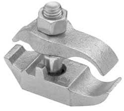 Cooper Crouse-Hinds - 1" Pipe, Malleable Iron, Electro Galvanized Conduit Clamp - 1 Mounting Hole - Americas Industrial Supply