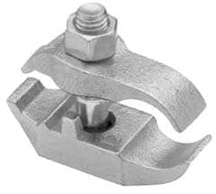 Cooper Crouse-Hinds - 1-1/2" Pipe, Malleable Iron, Electro Galvanized Conduit Clamp - 1 Mounting Hole - Americas Industrial Supply