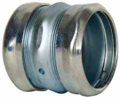 Cooper Crouse-Hinds - 2" Trade, Steel Compression EMT Conduit Coupling - Noninsulated - Americas Industrial Supply