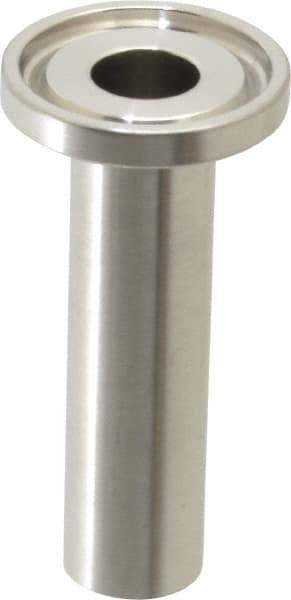 VNE - 1/2", Clamp Style, Sanitary Stainless Steel Pipe Welding Ferrule - Tube OD Connection, Grade 316/316L - Americas Industrial Supply