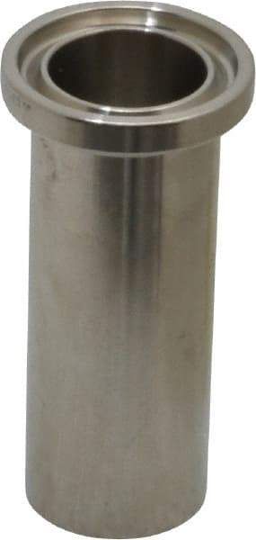 VNE - 3/4", Clamp Style, Sanitary Stainless Steel Pipe Welding Ferrule - Tube OD Connection, Grade 316/316L - Americas Industrial Supply
